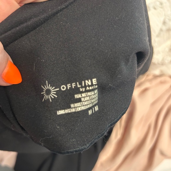 Aerie Offline crossover flare leggings size medium - Picture 8 of 9